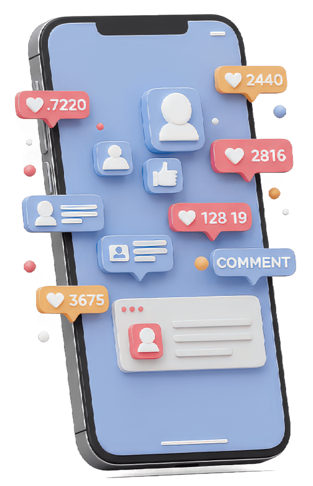 Financial app interface